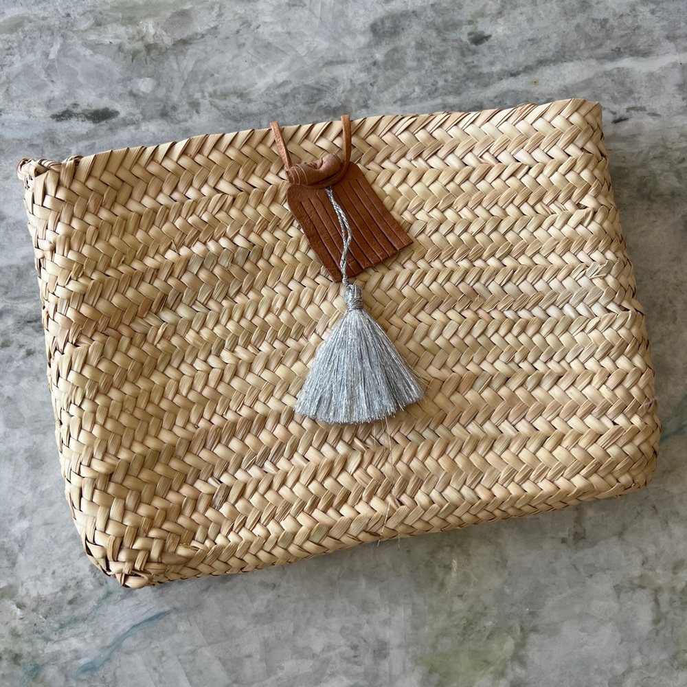 Free People Woven Clutch